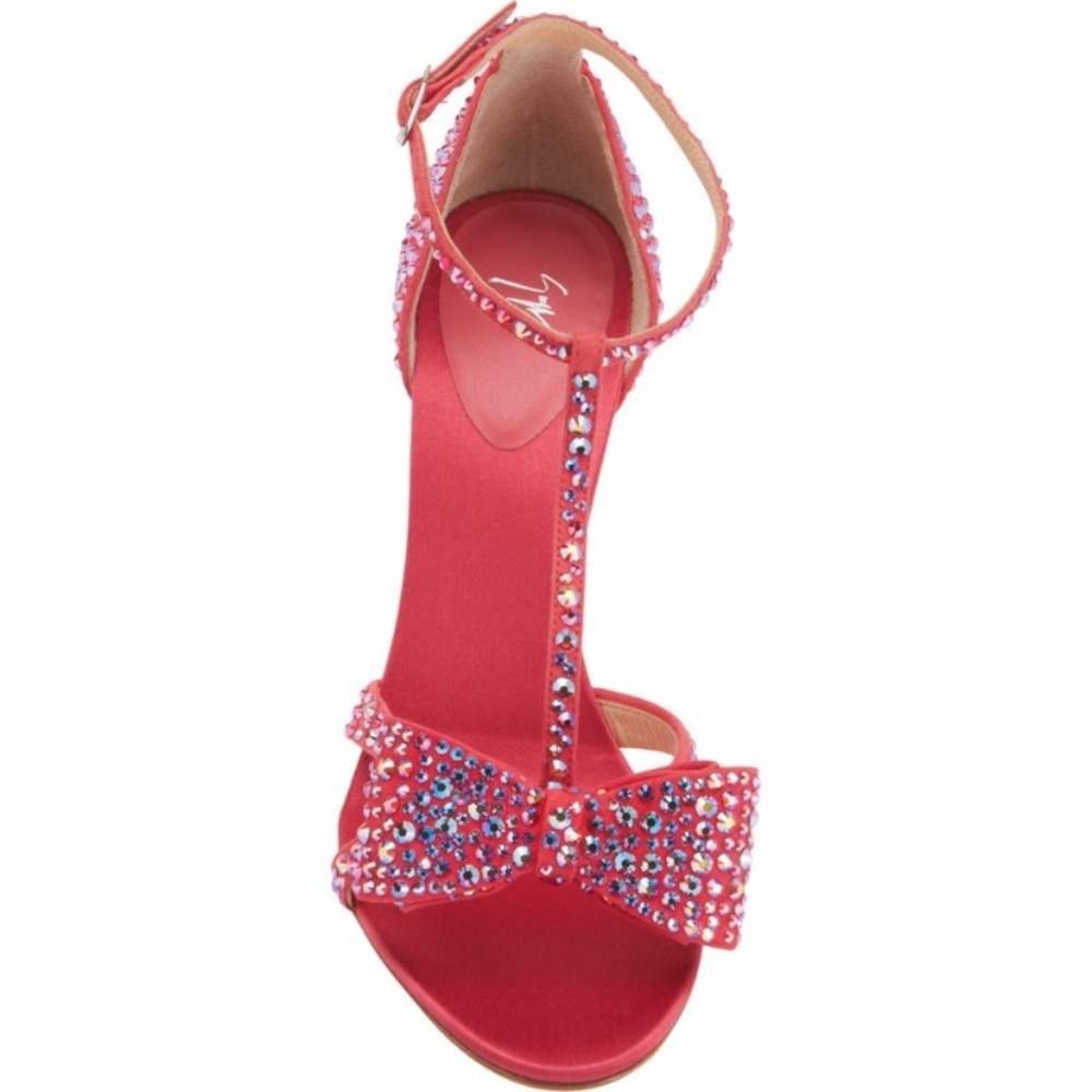 Giuseppe Zanotti Rhinestone Bow Sandals in sz 8. Store/floor display. - Picture 2 of 14